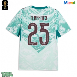Portugal Nuno Mendes #25 Replika Udebanetrøje VM 2026 Kortærmet